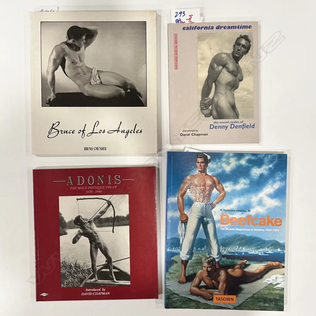 FOUR BOOKS: MALE BEEFCAKE PHOTOGRAPHY Image 1++
